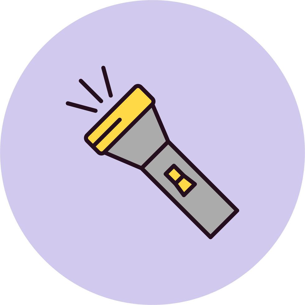 Flashlight Vector Icon