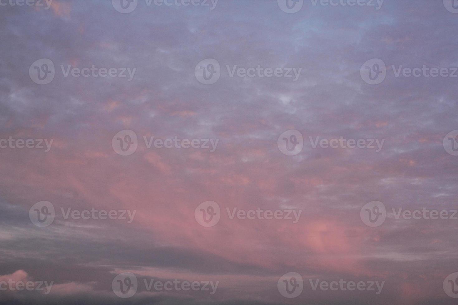 Colourful cloudy twilight beautiful sky cityscape sunset and morning sunrise. Dramatic evening night early morning view. Panoramic nature background concept. Copy space for text. World environment day photo