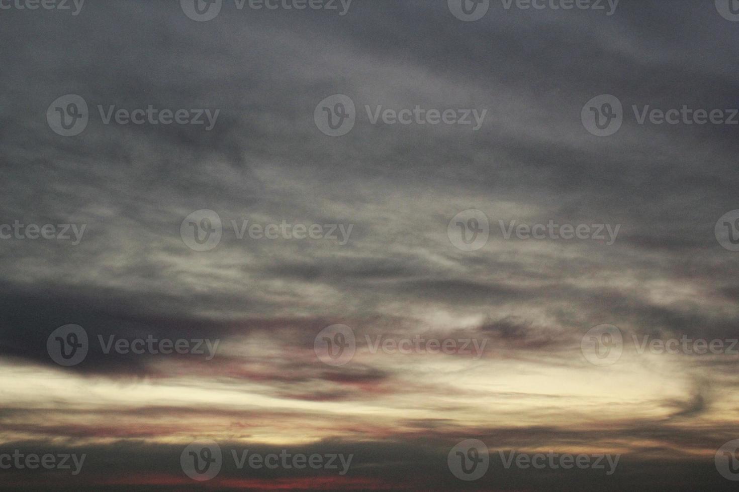 Colorful cloudy twilight beautiful sky cityscape sunset and morning sunrise. Dramatic evening night early morning view. Panoramic nature background concept. Copy space for text. World environment day photo