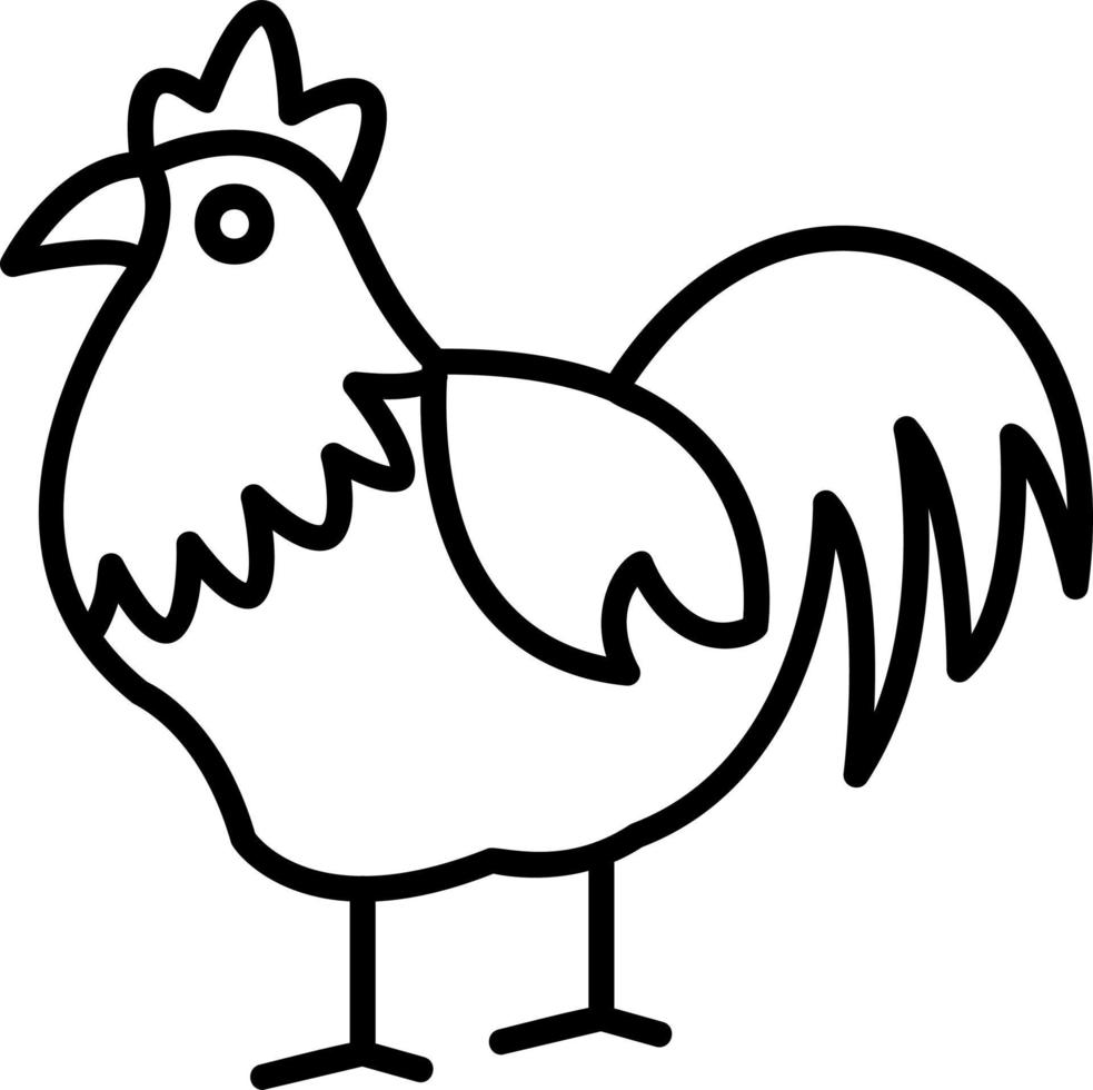 Chicken Vector Icon