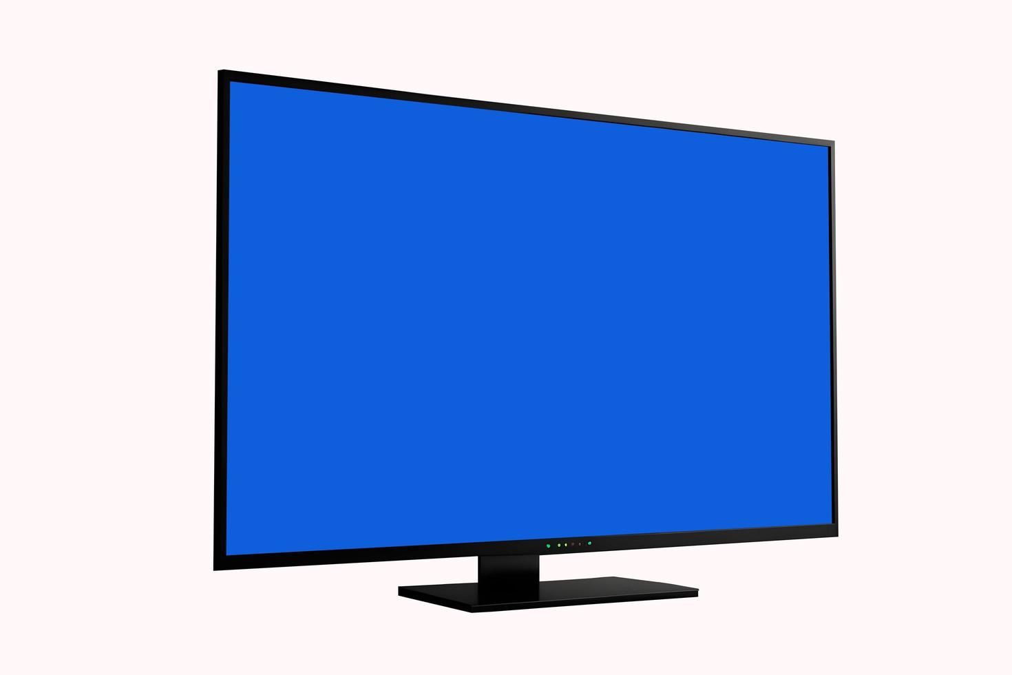 An isolated LCD screen with white background photo