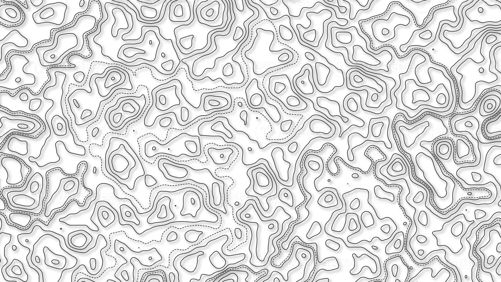 White wave paper curved reliefs abstract background, Abstract topographic contours map background. Geographic mountain relief. Abstract lines background. Contour maps. Business concept. photo