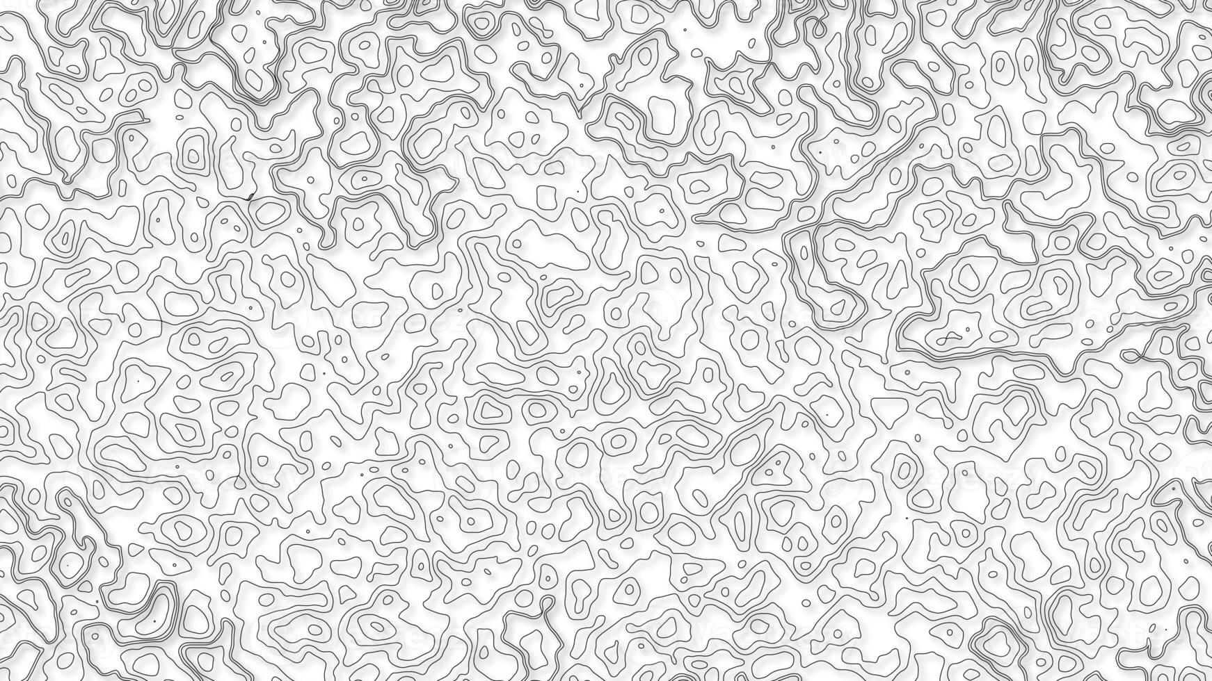 Topographic background and texture. abstraction with place for text. Topo backdrop lines, contour, geographic grid. Modern black and white topographic contours lines of mountains. Topography map art photo
