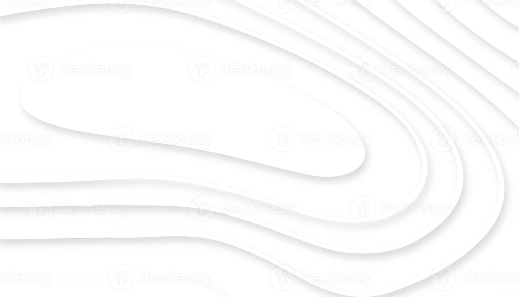 Paper cut art background texture. Wave paper cut. Map line of topography. Cartography concept background. Geometric layered curve line, white design. photo