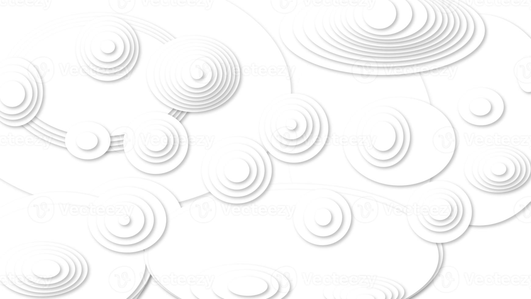 Abstract smooth origami shape paper cut. White realistic paper cut wave curve overlap background decoration texture. photo