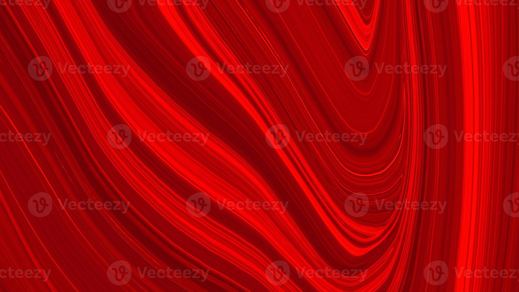 Dark liquid wavy lines background with glowing edges. Liquid mix fluid blend surface and gradient texture. photo