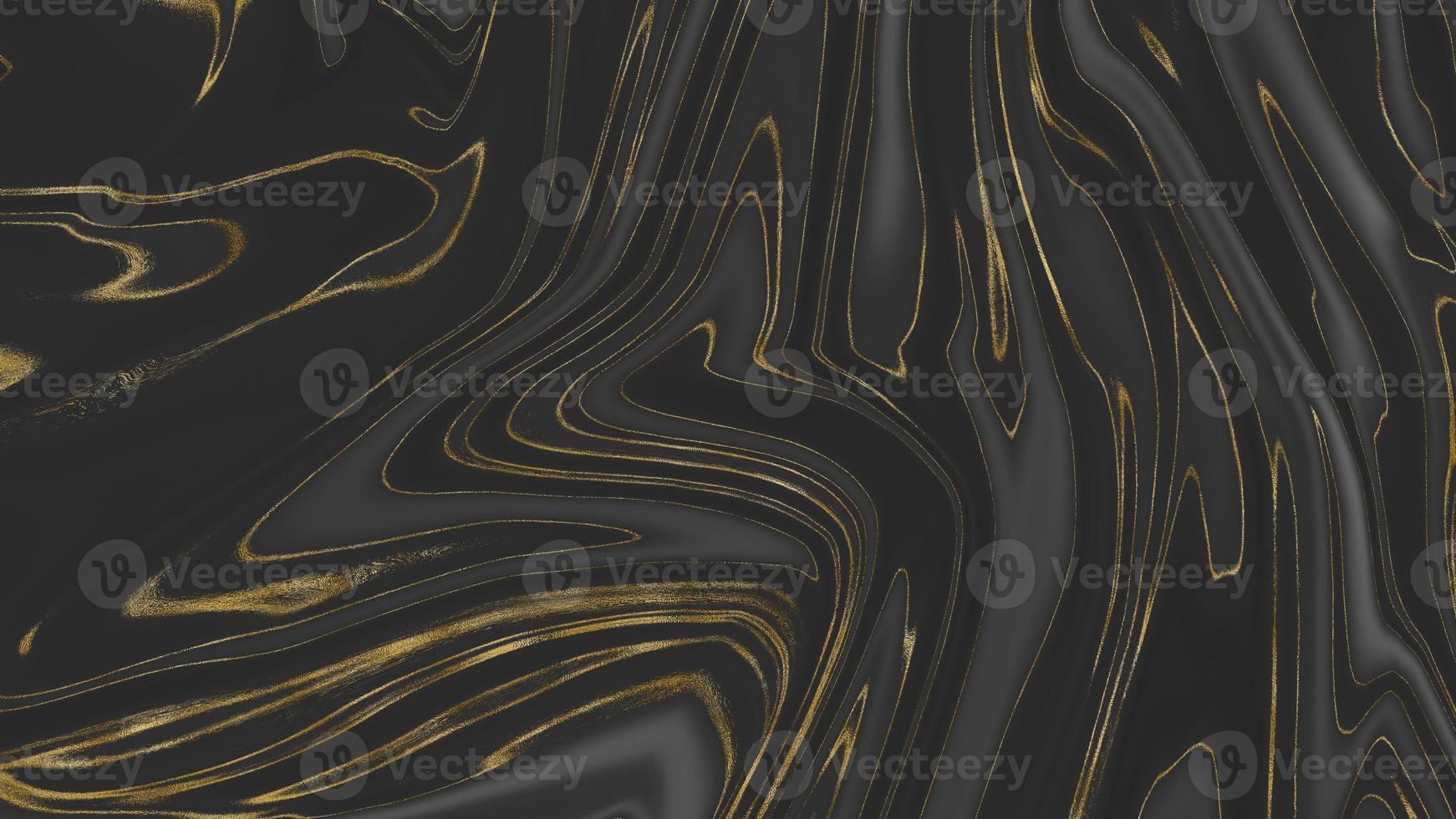 Luxury golden marble texture. Black striped texture with golden glitters. Liquid waves and stains. Black and gold abstract fluid art. Creative abstract hand painted background. photo