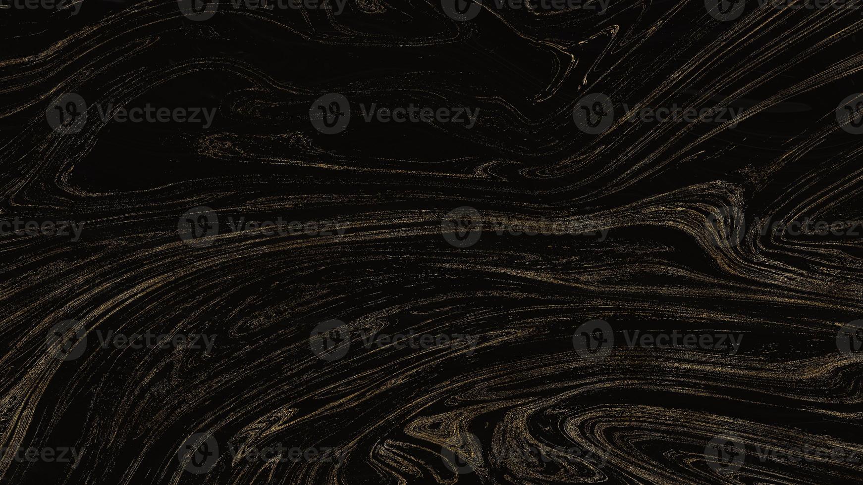 textura de mármol dorado de lujo. textura de rayas negras con brillos dorados. ondas líquidas y manchas. arte fluido abstracto negro y dorado. fondo pintado a mano abstracto creativo. foto