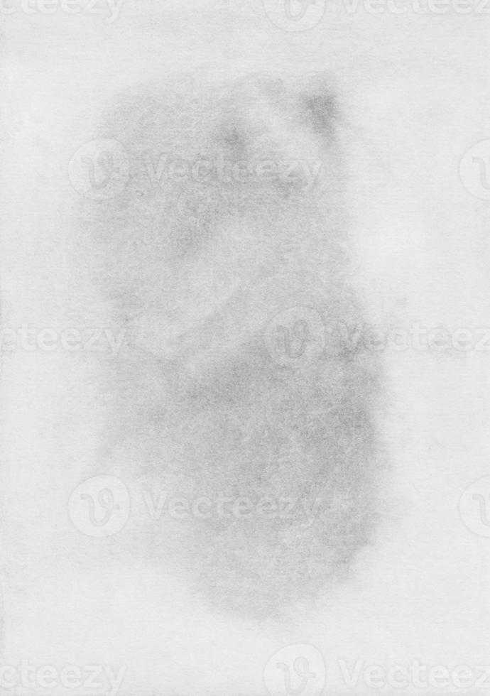 Watercolor light gray background texture with space for text. Aquarelle monochrome backdrop. Stains on paper. photo