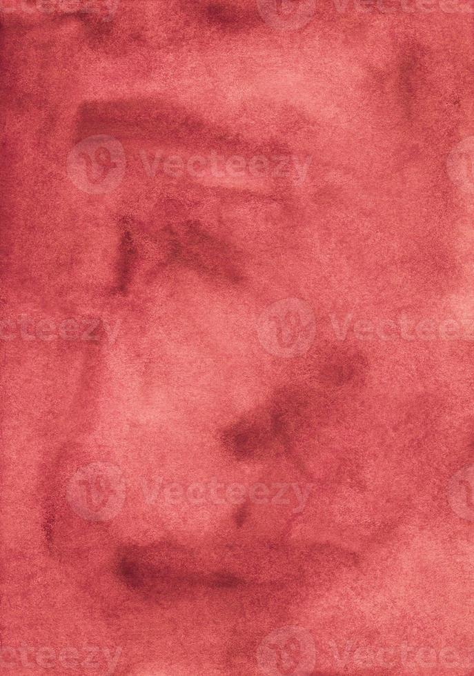 Watercolor burgundy background. Elegant deep red backdrop texture. photo
