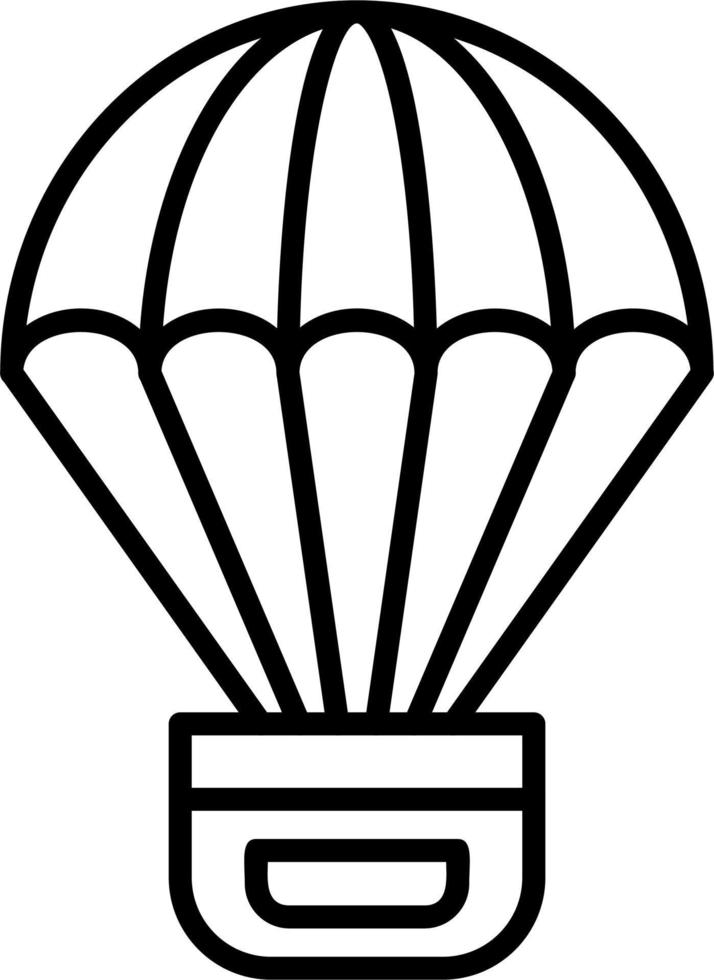 Parachute Vector Icon