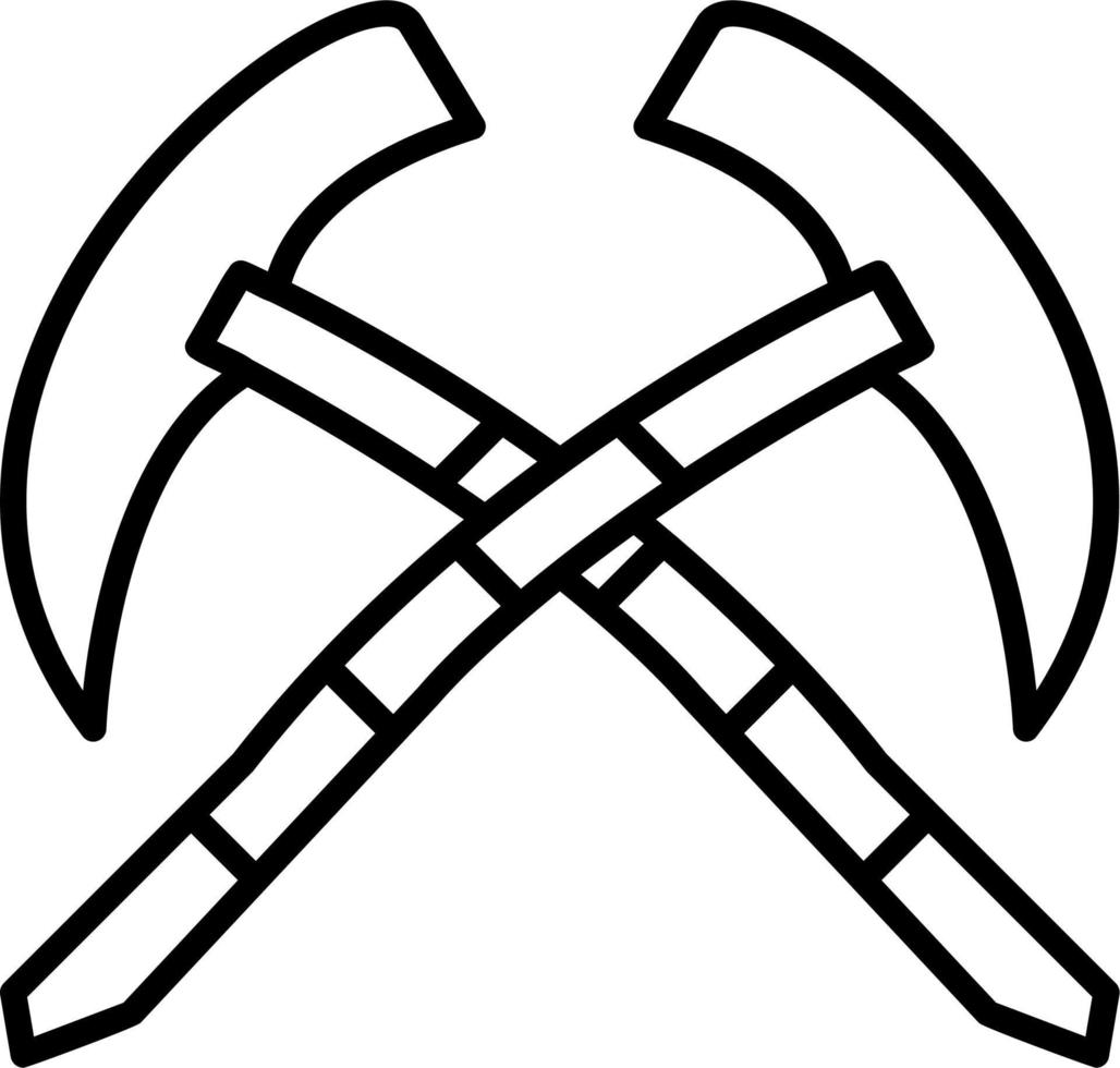 Ice axe Vector Icon
