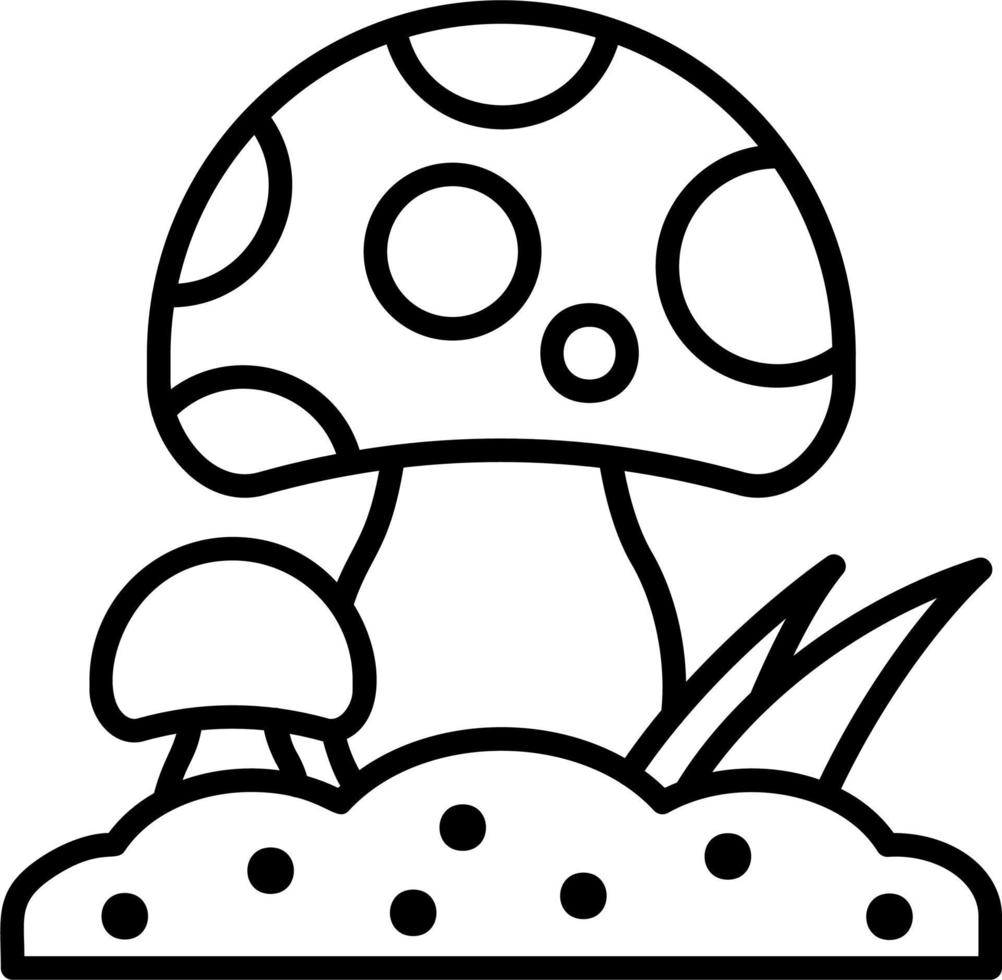 Mushroom Vector Icon
