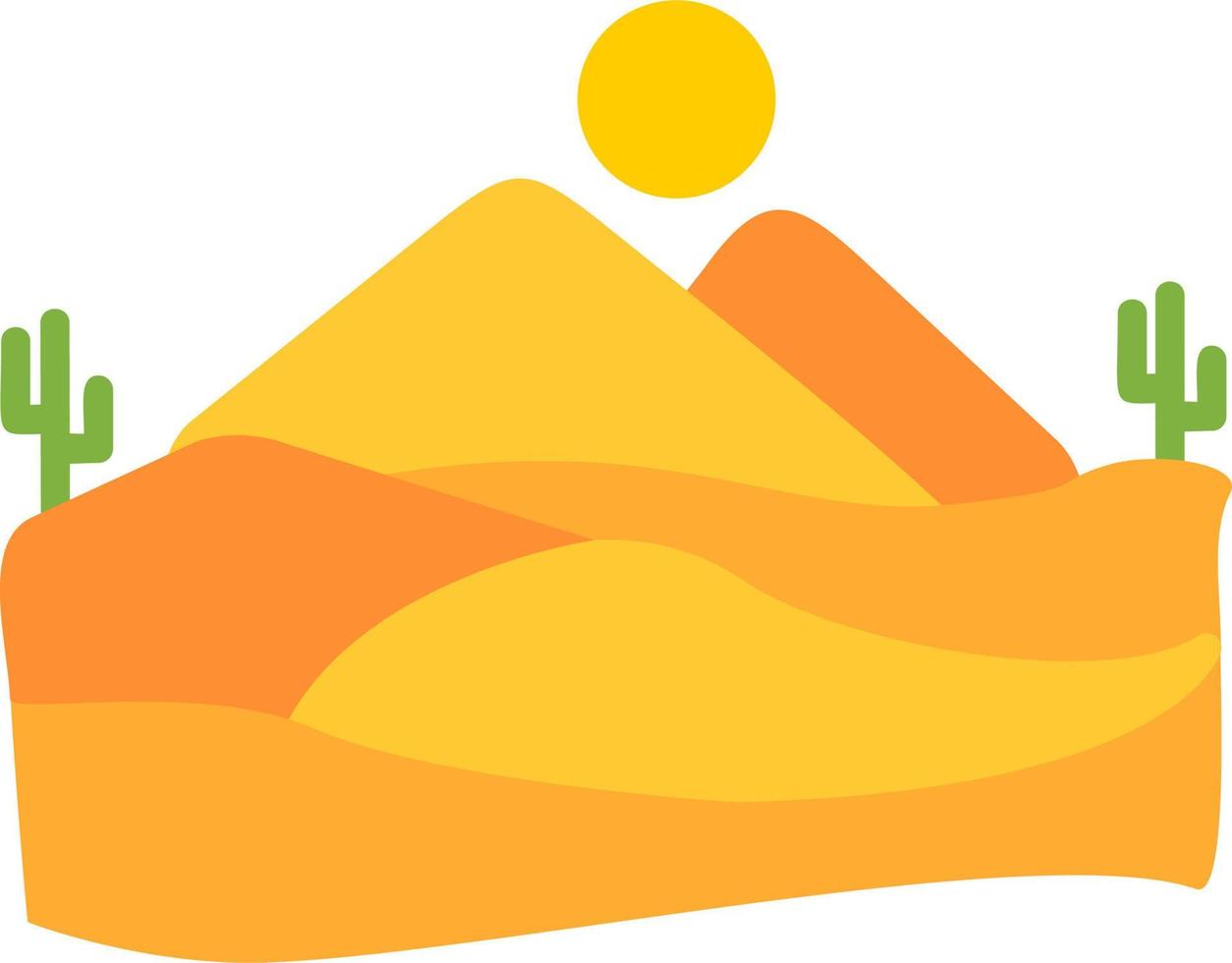 Desert Vector Icon
