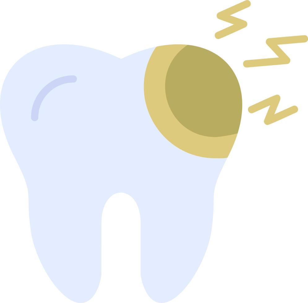 Broken Tooth Vector Icon