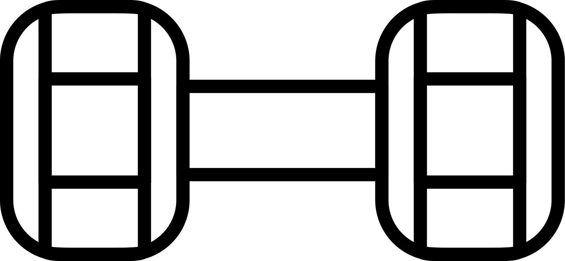 Dumbbell Vector Icon