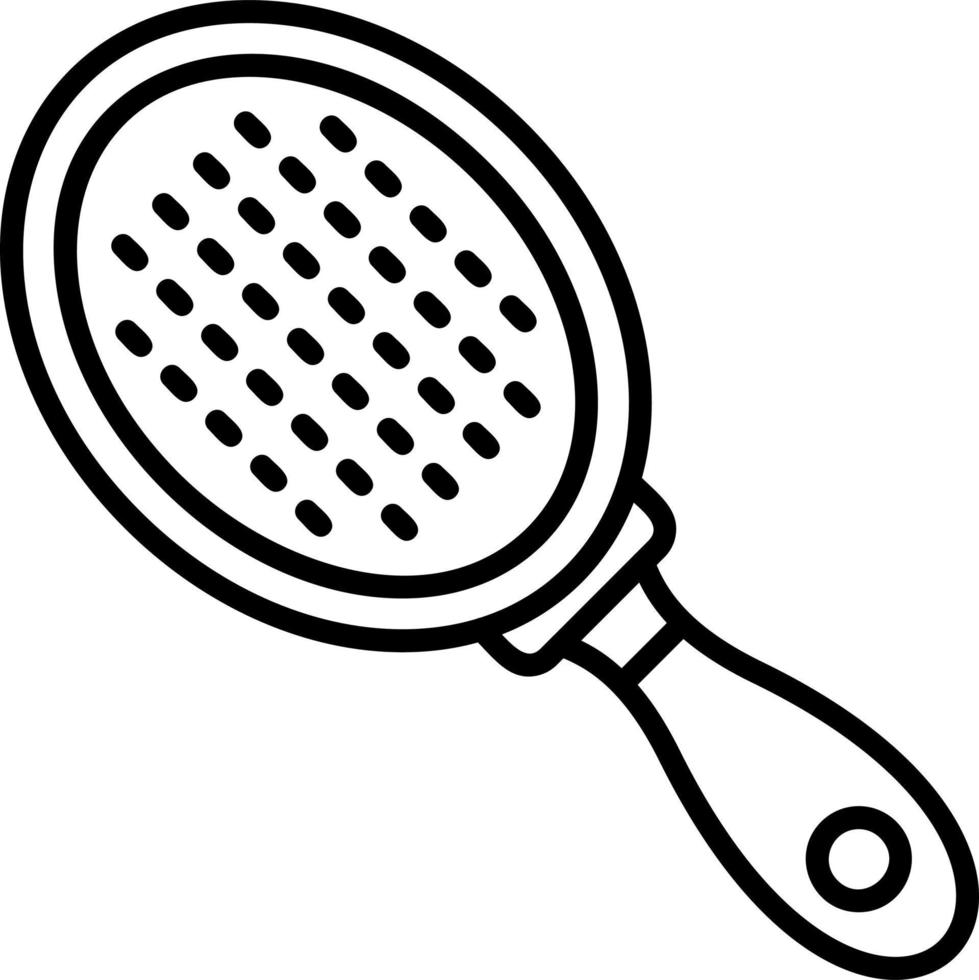 Hair Brush Vector Icon