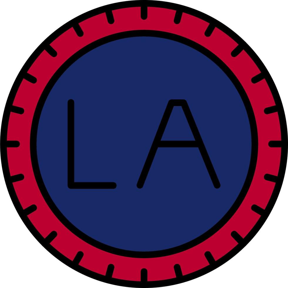 Laos Dial code Vector Icon