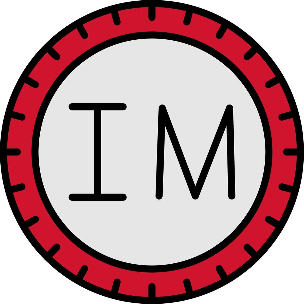 Isle of Man Dial code Vector Icon