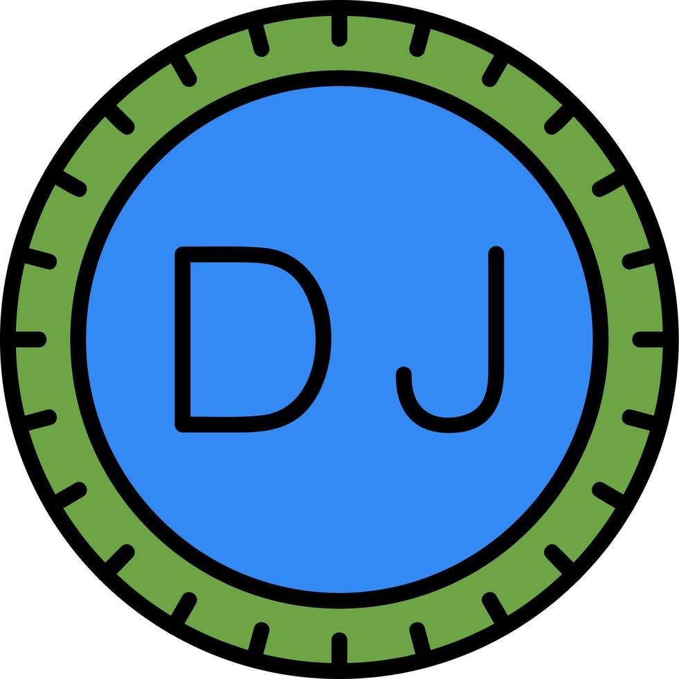 Djibouti Dial code Vector Icon