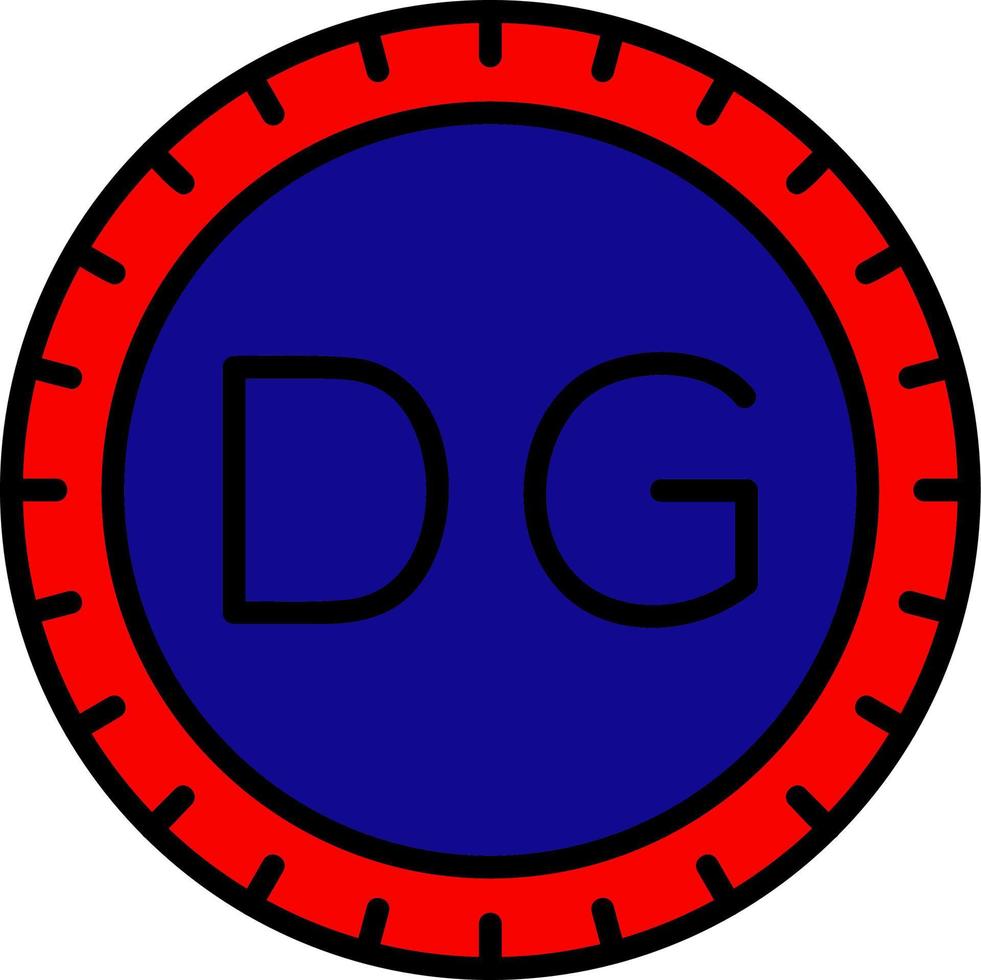 Diego Garcia Dial code Vector Icon