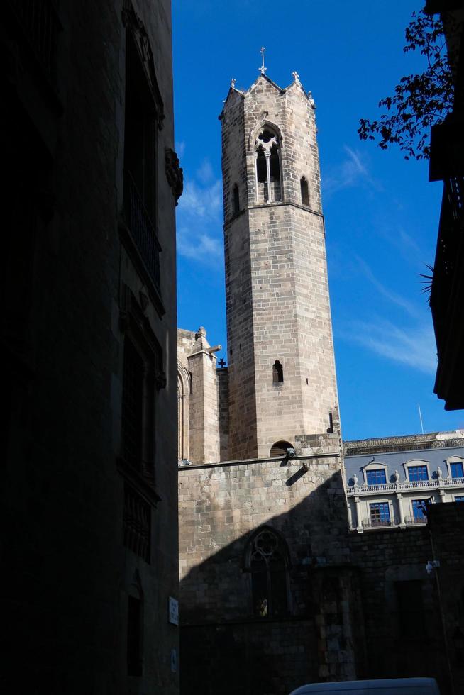 Gothic quarter of the city of Barcelona photo