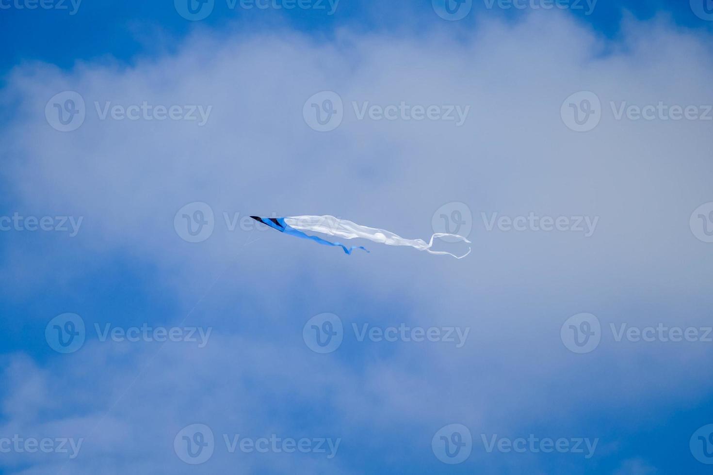 Colorful flying kite photo