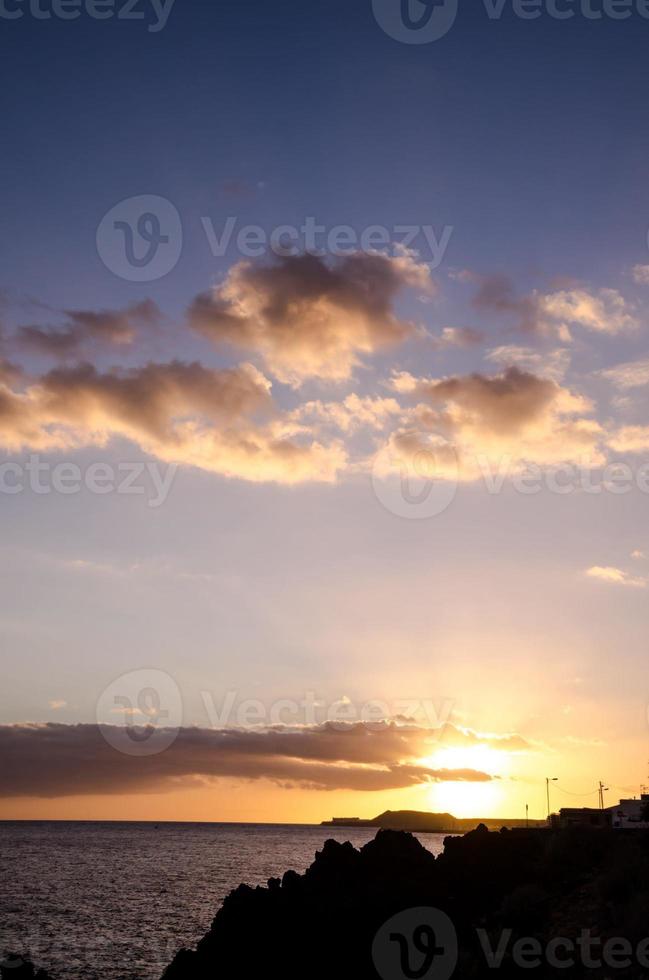 Scenic coastal view photo