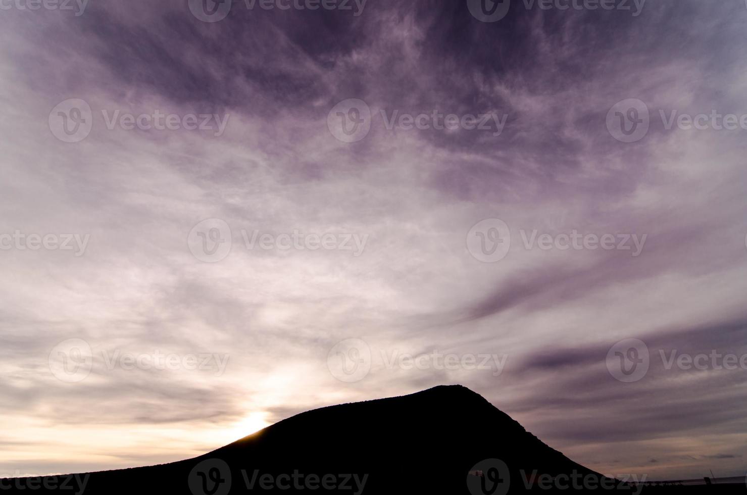 Scenic mountain landscape photo