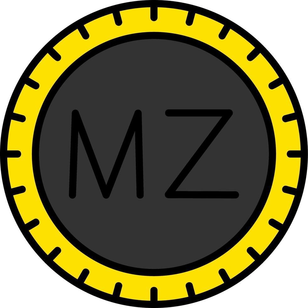 Mozambique Dial code Vector Icon