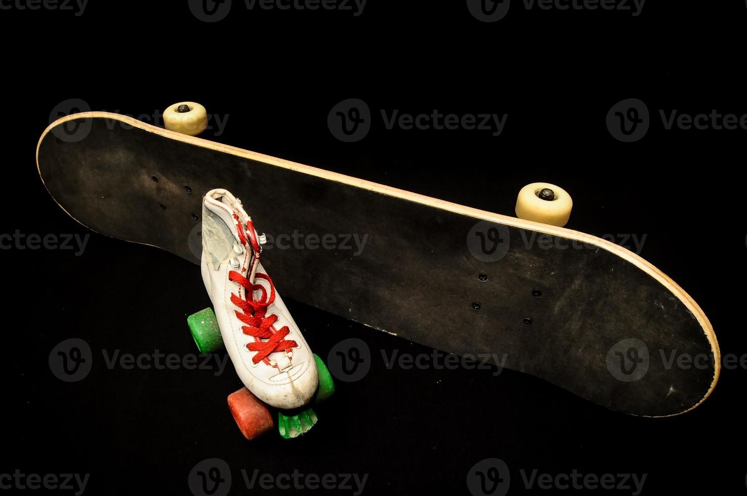 Board and skates photo