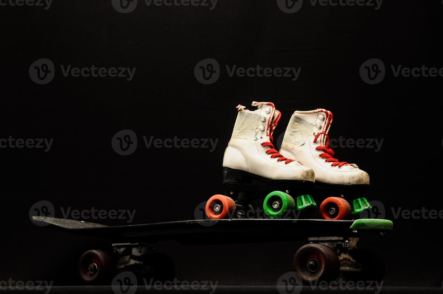 Board and skates photo