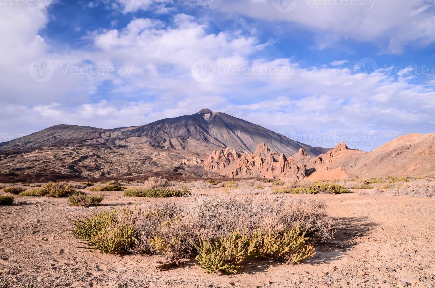 Scenic mountain landscape photo