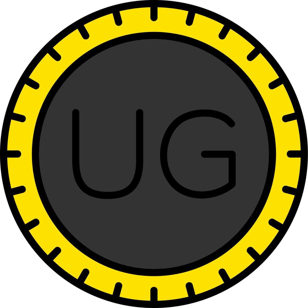 Uganda Dial code Vector Icon