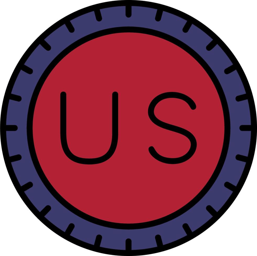 United States Dial code Vector Icon