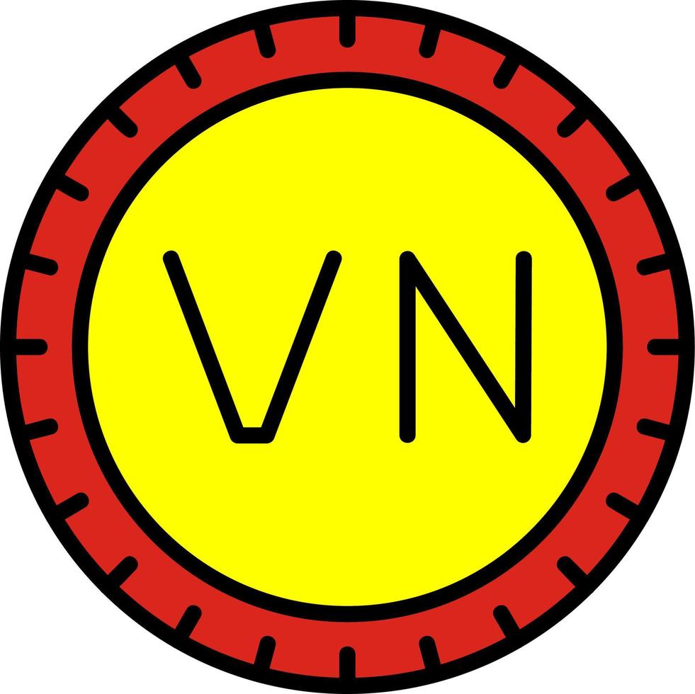 Vietnam marcar código vector icono