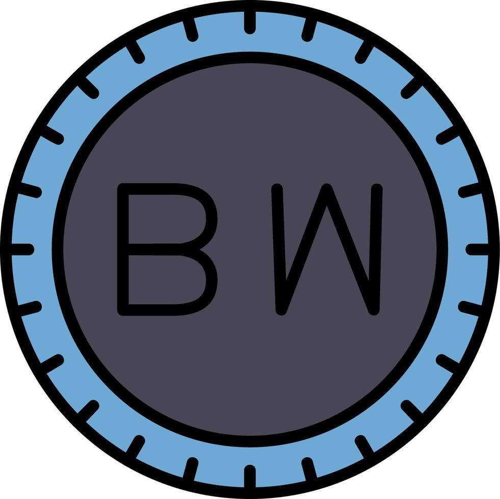 Botswana Dial code Vector Icon