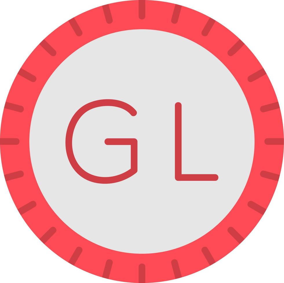 Greenland Dial code Vector Icon