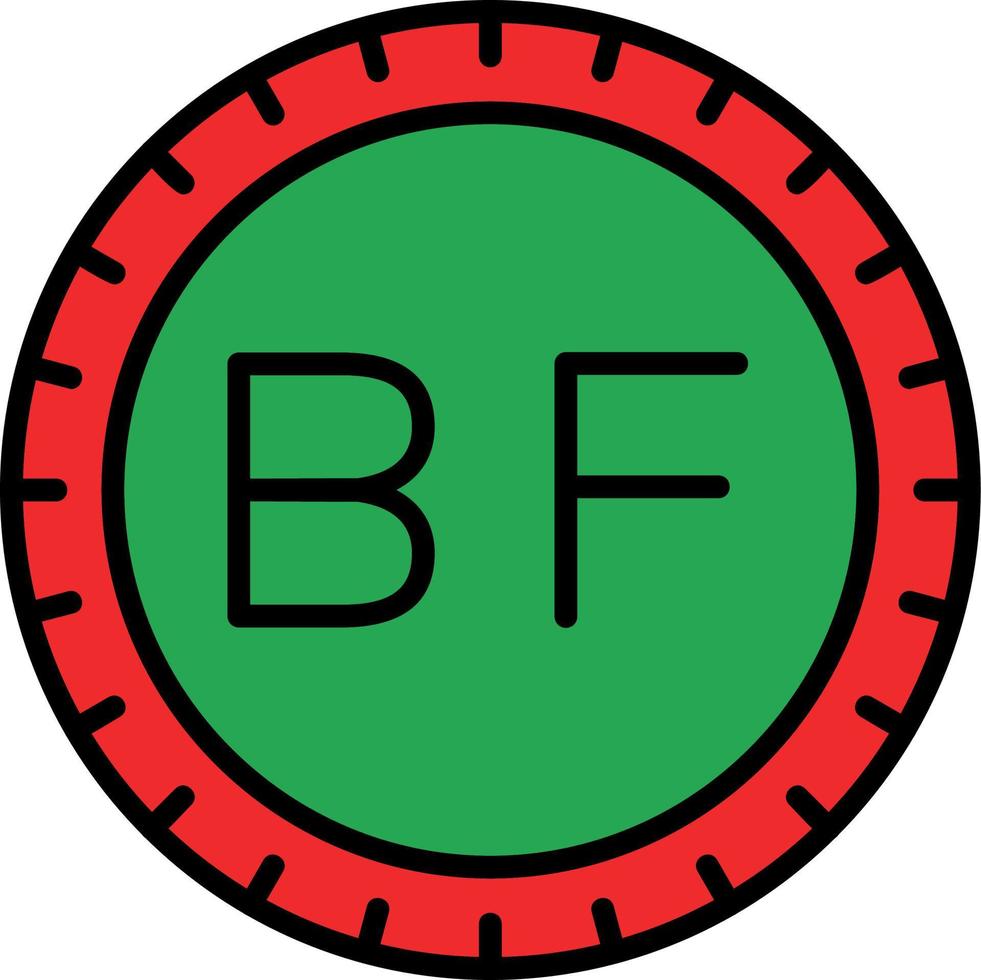 Burkina Faso Dial code Vector Icon