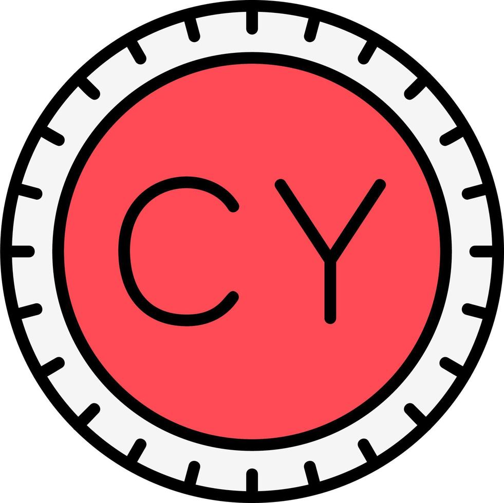 Cyprus Dial code Vector Icon