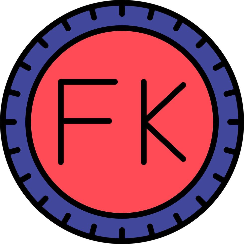 Falkland Islands Dial code Vector Icon
