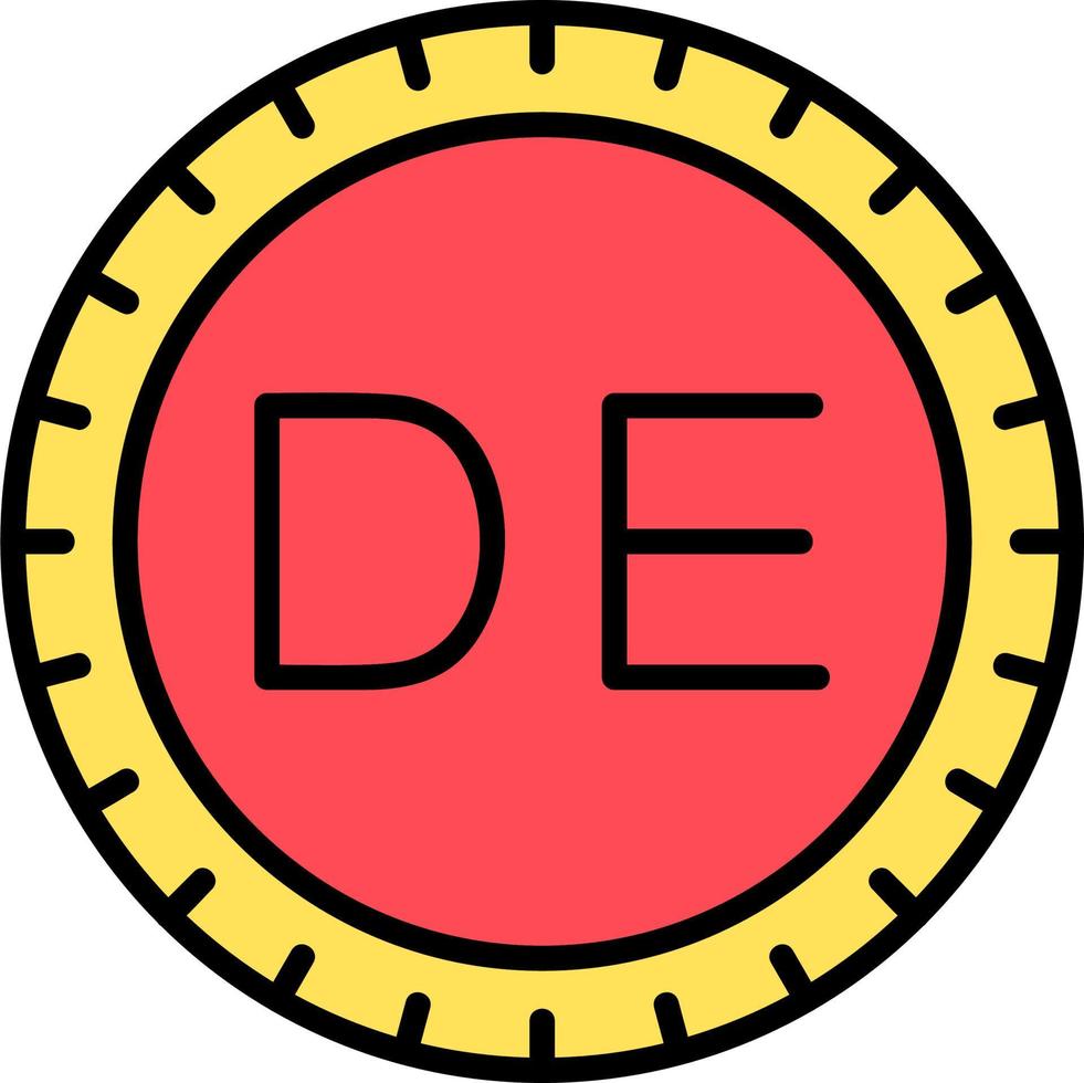Germany Dial code Vector Icon