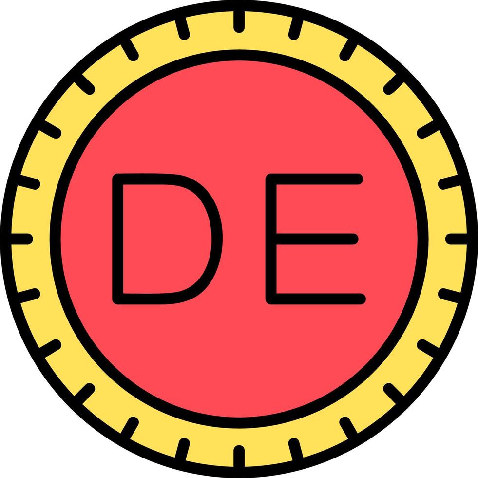 Germany Dial code Vector Icon