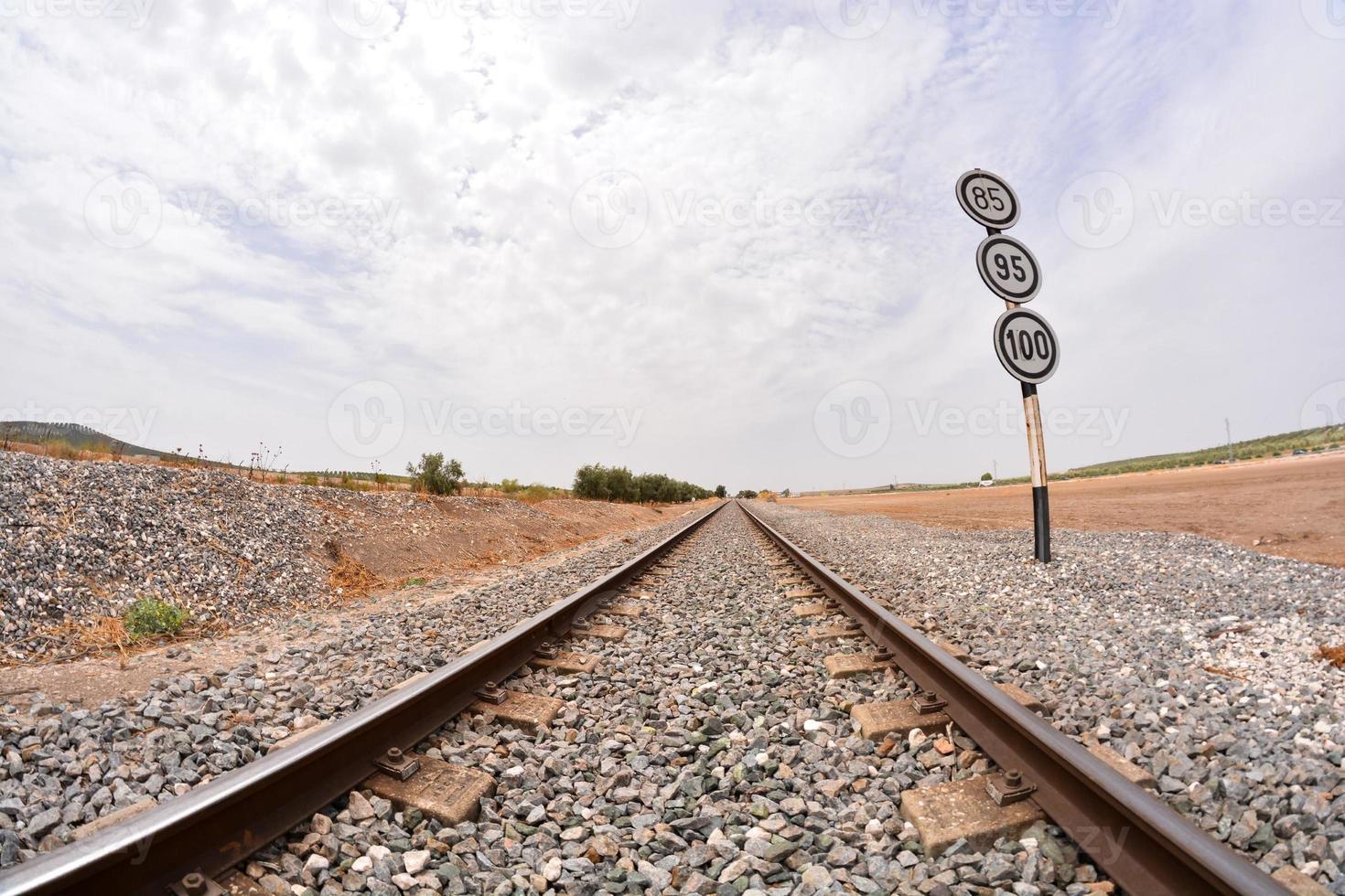 Tracks on the gravel photo