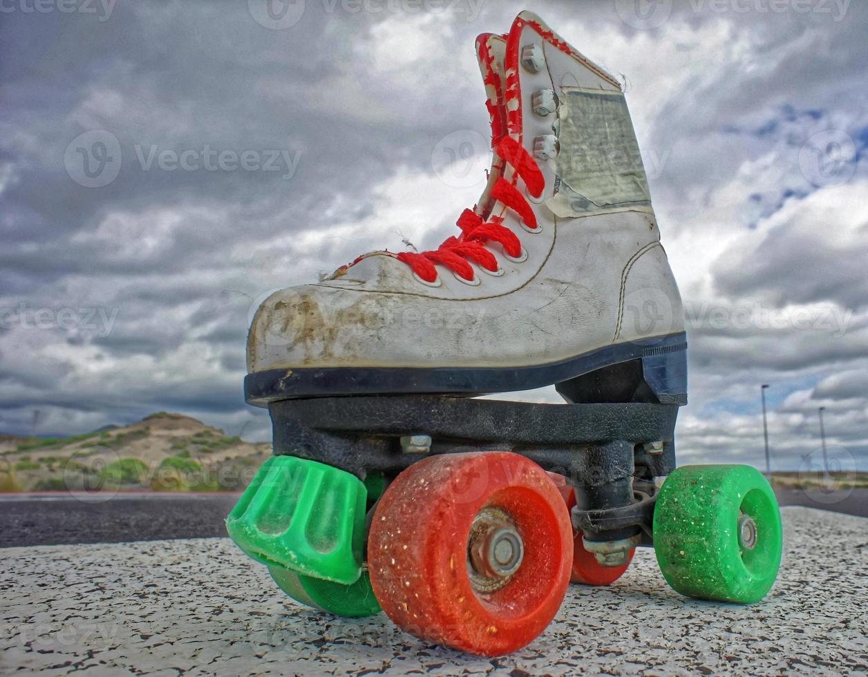 Dirty roller skate photo