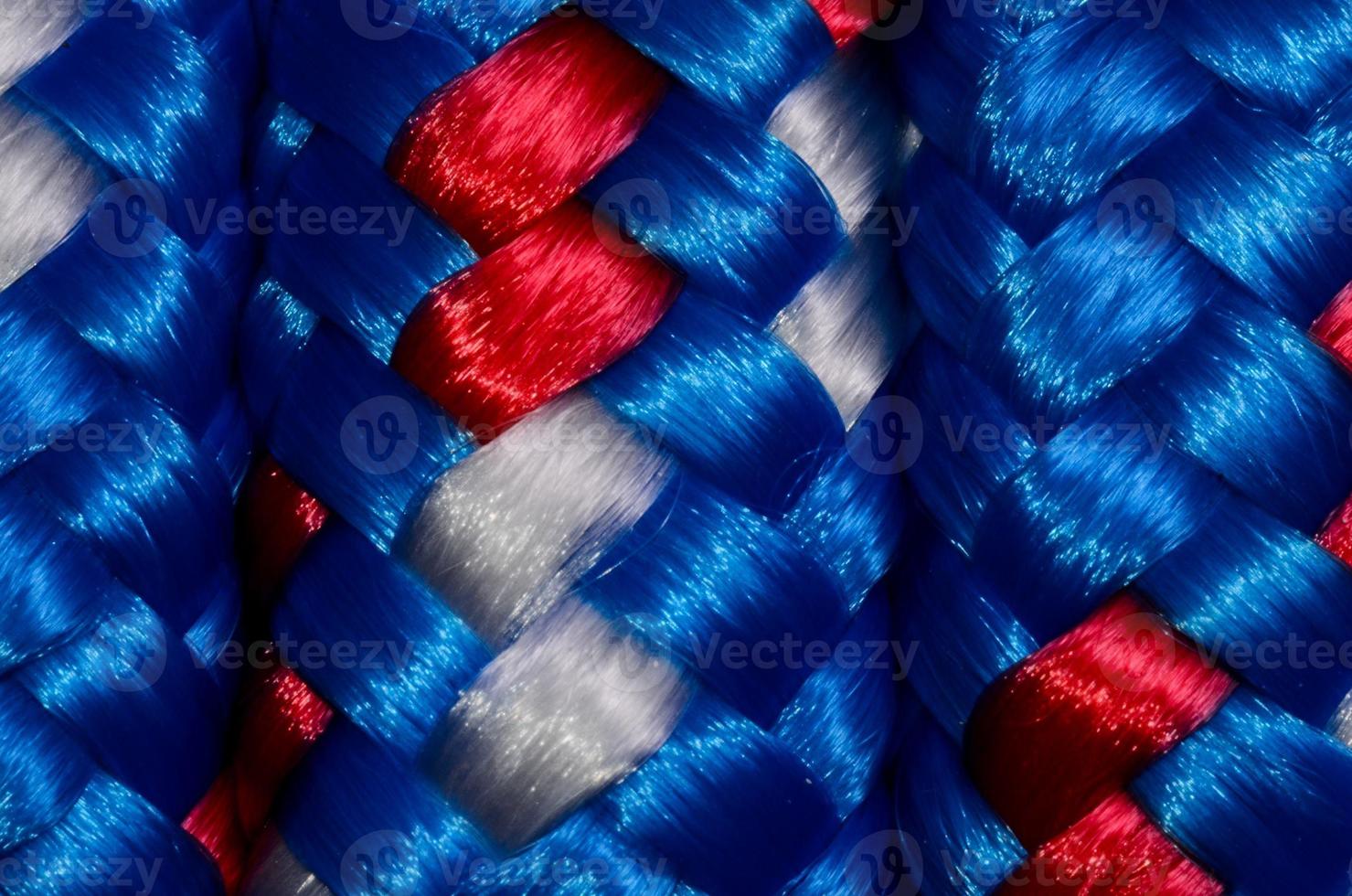 Red and blue rope photo