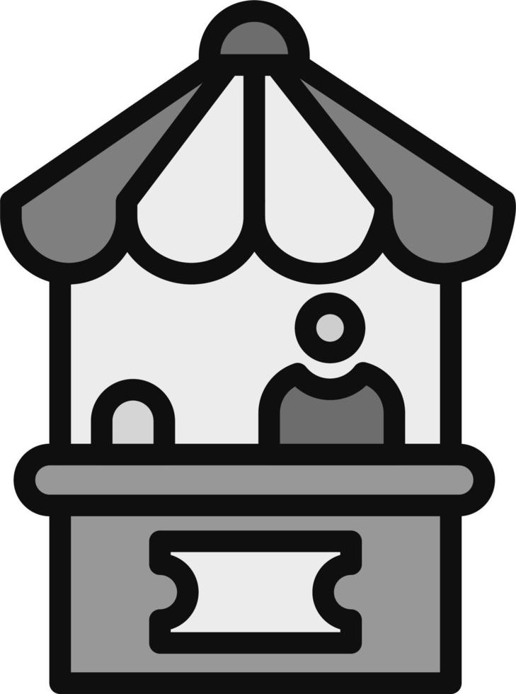 Ticket Office Vector Icon