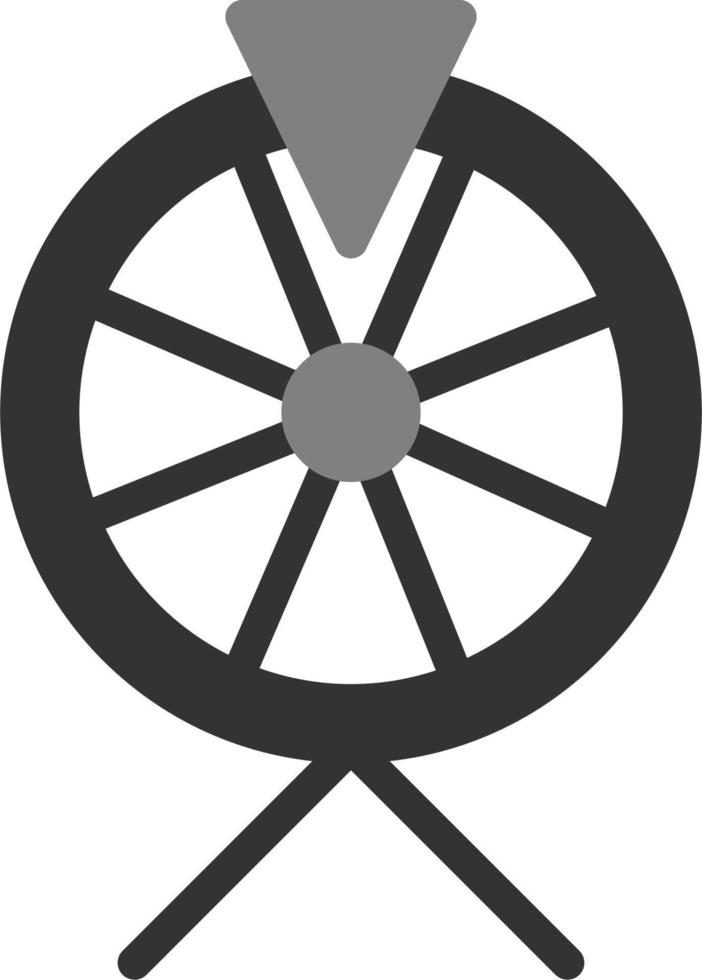 icono de vector de rueda de la fortuna