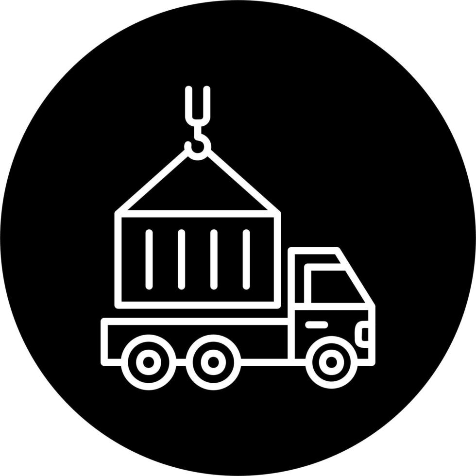 Container Truck Vector Icon