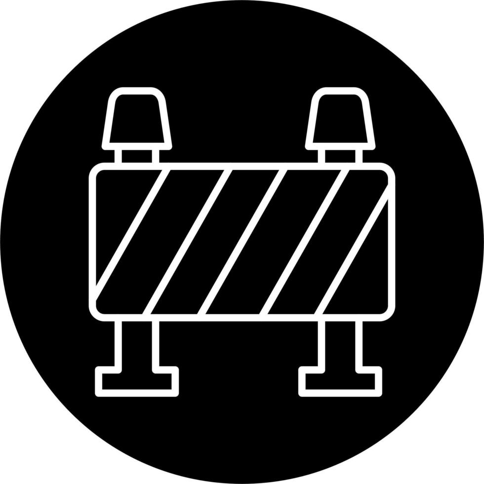 Road Block Vector Icon